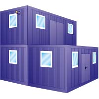 Büro- Wohncontainer mieten leihen