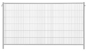  3,50 x 2,00 m  Bauzaun Element   mieten leihen