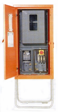 Baustrom-Anschlußschrank 55 KVA/400V mieten leihen