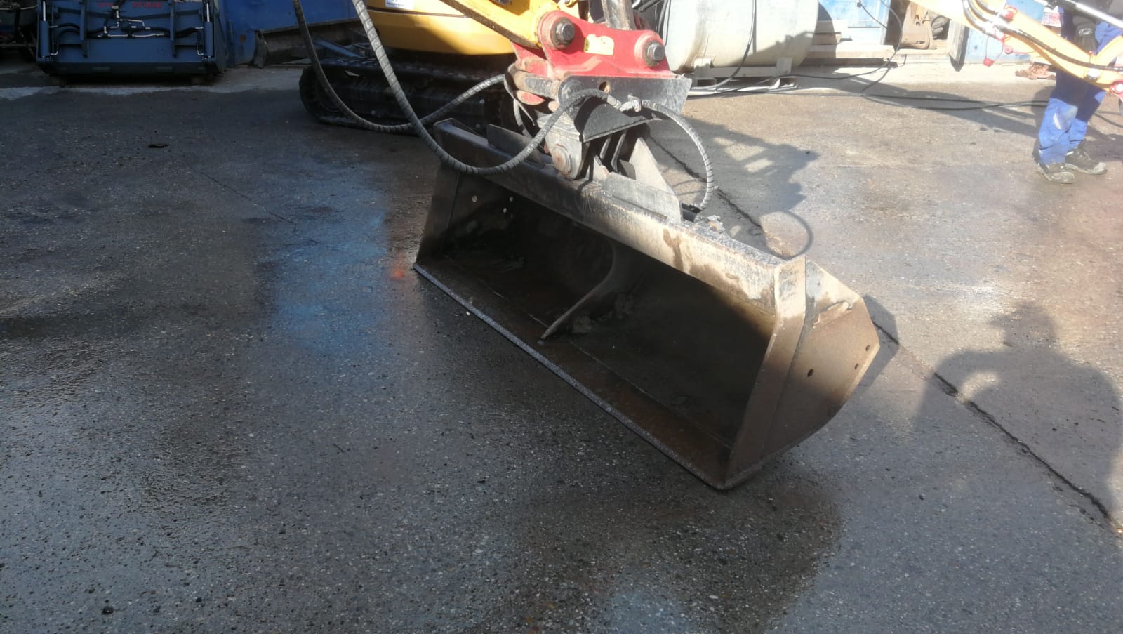 Grabenräumlöffel MS 08 hydraulisch schwenkbar bis 10t