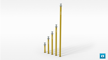 Deckenstützen MP 125, ca. 0,80 bis 1,20 m Peri Multiprop mieten leihen